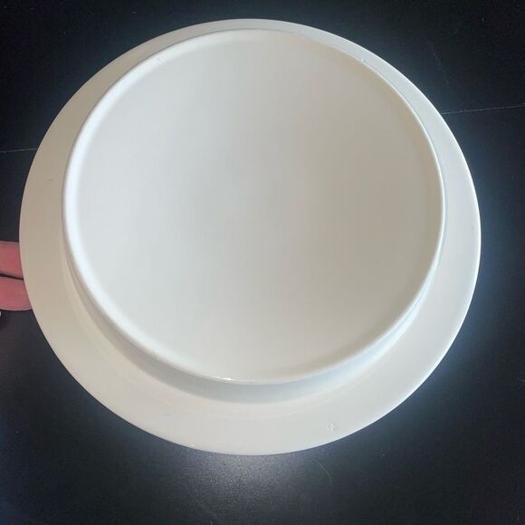 Vintage Porcelain Baby Child's Plate Gold Trim Transferware Animals Mother Goose - Picture 2 of 3